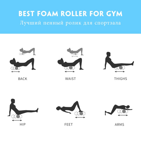 Feeling sore from that recent back workout? There’s no better way to alleviate that soreness than a high-quality Foam Roller. Lay down with Foam Roller horizontally across your back and roll slowly back and forth to smooth out tension. You’ll feel looser, less sore, and have better posture too! The Foam Roller helps increase blood flow by rolling out tension in your muscles. By releasing this tension, you’ll experience fewer body aches, soreness, and feel on top of the world again.
