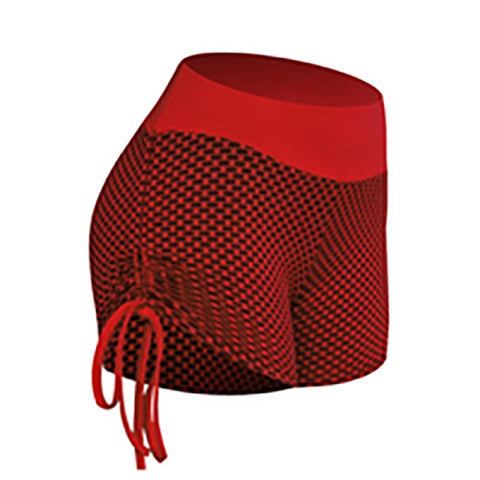 Tik Tok Shorts Grid Tights Yoga Shorts Women Seamless High Waist Shorts Breathable Gym Fitness Push Up Clothing Girl Yoga Shorts