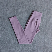 Excellent Material - This yoga workout set for women is made of nylon and spandex. The fabric is thick and is non see through. Lightweight, comfortable, stretchy, flattering and compressive, totally squat proof. Seamless microfiber technology is moisture wicking, quick drying abilities to keep you cool and dry during any workout. Fashion Design: This yoga set has the ribbed texture design. The high waist compression athletic seamless leggings are perfect for tummy control.