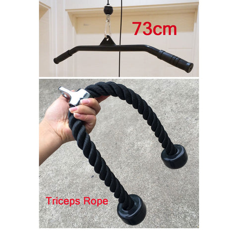 Whether you have your own home gym set up or like using your own equipment at the gym, our Cable Machine Attachments are a must. Some of the most critical workouts come from using these Cable Machine Attachments. They can be used for a variety of exercises like triceps press downs, cable rows, curling, and so much more. Now you can crush every workout without skipping a thing. All the equipment included is sure to last you a lifetime of working out.