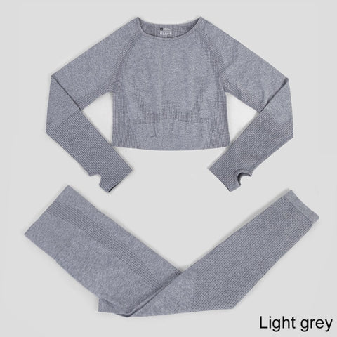 LEGGINGS - 2 & 5pcs WOMEN'S YOGA SET, HIGH WAIST: They are slim-fit, showing off your bodies curves and perfect tummy control with butt lift. 