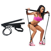 The Portable Pilates Bar is the perfect tool for bodybuilding exercise, build muscle, tone your arms, abs, legs and glutes and also increase flexibility, agility. The Pilates Equipment is made of high-quality latex, eco-friendly, no smell and it has strong durability and excellent resilience, not easily deformed. Great for yoga stretching exercises.