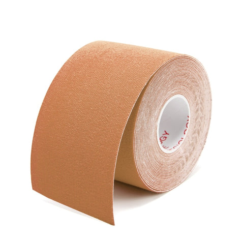 Do you have an injury and tired of tape that won't stick or stay in place? Tape that is either too thin or not strong enough, that needs 2 people to apply it properly. Then look no further than our Kinesiology Tape! Our tape will not loose tension or slide out of place so you can concentrate on your workout and not the tape. The Kinesiology Tape is extremely strong and is designed to move with your muscles as you perform any sport of your choice.