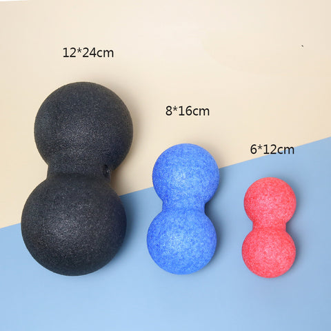 Feeling sore from that recent back workout? There’s no better way to alleviate that soreness than a high-quality Peanut Ball & Massage Ball. Lay down with Peanut Ball & Massage Ball horizontally across your back and roll slowly back and forth to smooth out tension. You’ll feel looser, less sore, and have better posture too! The Peanut Ball & Massage Ball helps increase blood flow by rolling out tension in your muscles. 