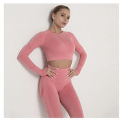 ELASTICITY AND BREATHABILITY: This fabric not only has the features of high elastic but also has a good rebound resilience. Moreover, it is breathable and good at moisture absorbing and sweat releasing, fast drying. 2/3PC YOGA SET HIGH-WAIST SEAMLESS LEGGINGS: They are slim-fit, showing off your bodies curves and perfect tummy control with butt lift. The texture helps keep them in place during workouts, non-slip.