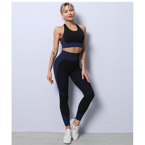 Premium Fabric – These leggings have 4-way stretch material to promote both soft and compression. Not only has the features of high elastic but also good rebound resilience, moisture wicking and quick dry. Multi-Function – Seamless sports bra with removeable pads, cross back. Thumb hole design at the wrists, the sleeve won't ride up when you exercise, it can also reduce friction and keep warm. Vertical collar front zipper design, easy to wear and take off.