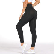High Waist Tummy Control. Our women's active leggings offer a high waistband for better tummy control. Say goodbye to muffin top and hello to a smooth, flat stomach. These high waisted slimming leggings provide gentle compression to your midsection, giving you a toned and trim look. Our high rise workout leggings are a popular women’s style for their excellent fit and soft comfort. The high waistband gives women that extra boost of confidence to look and feel their best.