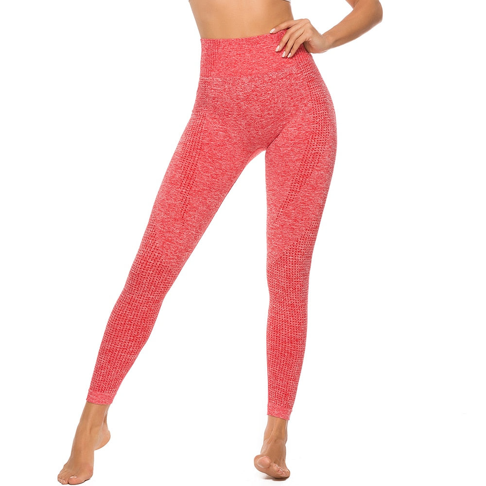 High Waist Tummy Control. Our women's active leggings offer a high waistband for better tummy control. Say goodbye to muffin top and hello to a smooth, flat stomach. These high waisted slimming leggings provide gentle compression to your midsection, giving you a toned and trim look. Our high rise workout leggings are a popular women’s style for their excellent fit and soft comfort. The high waistband gives women that extra boost of confidence to look and feel their best.