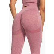 High Waist Tummy Control. Our women's active leggings offer a high waistband for better tummy control. Say goodbye to muffin top and hello to a smooth, flat stomach. These high waisted slimming leggings provide gentle compression to your midsection, giving you a toned and trim look. Our high rise workout leggings are a popular women’s style for their excellent fit and soft comfort. The high waistband gives women that extra boost of confidence to look and feel their best.