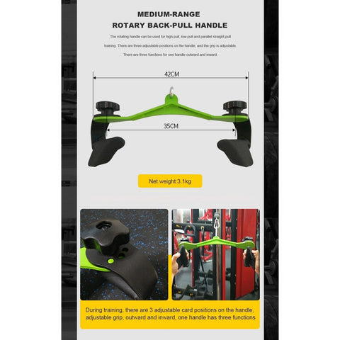 When it’s finally time to get into the gym and really start building your back you want to focus on that pulldown and row movement. What is most important is your hand positioning, it is key to targeting different back muscles. Maximize your weightlifting gains with our power grip bar Cable Attachments designed for lifting efficiency. Take your weightlifting to the next level with our Cable Attachments and order yours today!
