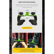 When it’s finally time to get into the gym and really start building your back you want to focus on that pulldown and row movement. What is most important is your hand positioning, it is key to targeting different back muscles. Maximize your weightlifting gains with our power grip bar Cable Attachments designed for lifting efficiency. Take your weightlifting to the next level with our Cable Attachments and order yours today!