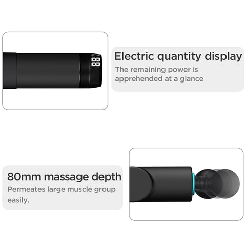This massage gun is very Effective for Pain Relief - With its vibrating and healing effect, it improves blood circulation around the body which then provides pain relief, relieving muscular fatigue and soreness. Faster Muscle Recovery - By massaging your muscles after work out it helps relax the muscles, relieves stress and shortens the muscle recuperation time.