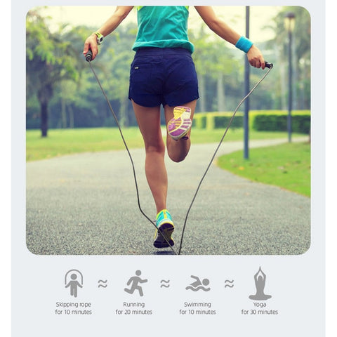 Are you a CrossFitter or someone who feels that jumping rope is just not enough, so you decide adding some weights to the handles would be a great idea...yes that sounds good. Well then we have the jump rope for you. You’ve never jumped rope like this before. The Weighted Jump Rope features steel wiring with PVC coating for a resilient build that’s guaranteed not to tangle up. A memory foam anti-slip handle provides all the comfort you need to jump rope for hours!