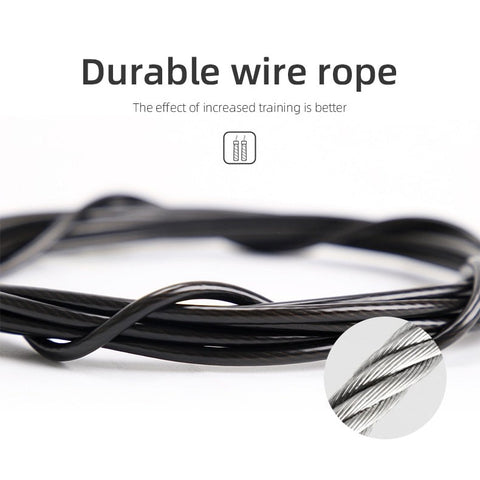 Are you a CrossFitter or someone who feels that jumping rope is just not enough, so you decide adding some weights to the handles would be a great idea...yes that sounds good. Well then we have the jump rope for you. You’ve never jumped rope like this before. The Weighted Jump Rope features steel wiring with PVC coating for a resilient build that’s guaranteed not to tangle up. A memory foam anti-slip handle provides all the comfort you need to jump rope for hours!