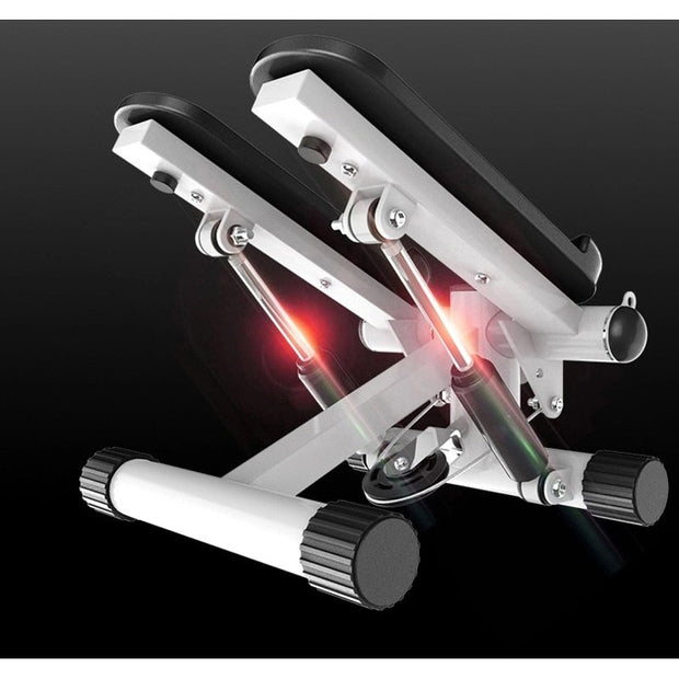 Healthy Design: This Multi-Functional Fitness Stepper with twist action helps you tone thighs and buttocks, while achieving a challenging cardiovascular workout. The Mini Fitness Stepper has little impact on your joints. Adjustable Hydraulic Resistance: Removable resistance bands; work arms, chest, back, and shoulders for total body workout. Stepper is an amazing design, it helps you achieve that perfect workout without leaving home.