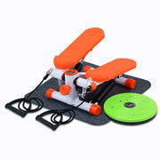 Healthy Design: This Multi-Functional Fitness Stepper with twist action helps you tone thighs and buttocks, while achieving a challenging cardiovascular workout. The Mini Fitness Stepper has little impact on your joints. Adjustable Hydraulic Resistance: Removable resistance bands; work arms, chest, back, and shoulders for total body workout. Stepper is an amazing design, it helps you achieve that perfect workout without leaving home.