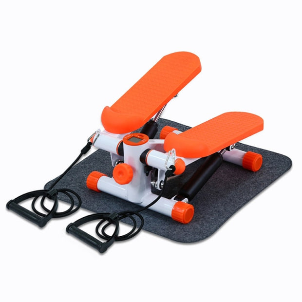 Healthy Design: This Multi-Functional Fitness Stepper with twist action helps you tone thighs and buttocks, while achieving a challenging cardiovascular workout. The Mini Fitness Stepper has little impact on your joints. Adjustable Hydraulic Resistance: Removable resistance bands; work arms, chest, back, and shoulders for total body workout. Stepper is an amazing design, it helps you achieve that perfect workout without leaving home.
