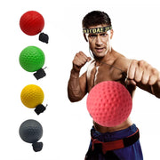 Do you have what it takes to win. Kick agility and accuracy into high gear with your BOXING REFLEX BALL. As you punch the ball, it bounces back, forcing you to fight back to protect your face, neck, and chest. Raise reflexes and get ready for the ring with the boxing reflex ball and train to win.   Take your MMA or Muay Thai training to the next level with the Boxing Reflex Ball and order yours today! 