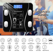 So you have started your fitness journey and now you need to track your results! Our Weight Scale will keep you on the right track by measuring your body weight, body fat percentage, BMI, water, fitness age and visceral fat. Our Weight Scale will even show you the temperature and battery life. This Bluetooth scale will upload all your data and provide everything you need to stay on track so you can focus on what's important.