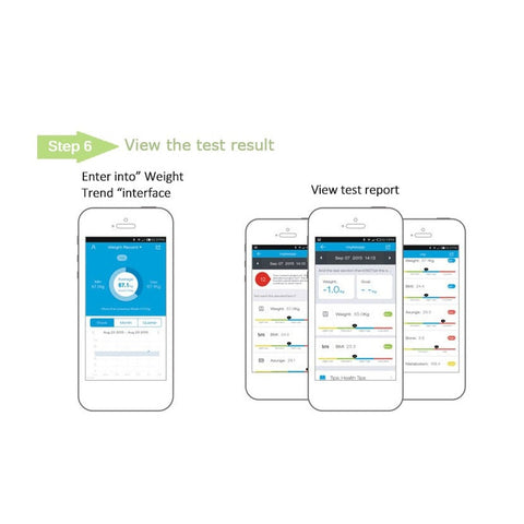 So you have started your fitness journey and now you need to track your results! Our Weight Scale will keep you on the right track by measuring your body weight, body fat percentage, BMI, water, fitness age and visceral fat. Our Weight Scale will even show you the temperature and battery life. This Bluetooth scale will upload all your data and provide everything you need to stay on track so you can focus on what's important.