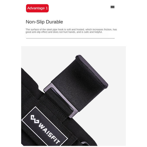 Want to focus on your form in the gym instead of worrying about holding onto the bar? We have exactly what you need: Wrist Wraps With Heavy Duty Steel Hooks! Powerlifters, cross trainers and weight lifters will love our Wrist Wraps With Heavy Duty Steel Hooks for wrist and palm protection. Use them often without worrying about wear and tear! Get A Secure Grip Every Time!