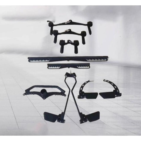 When it’s finally time to get into the gym and really start building your back you want to focus on that pulldown and row movement. What is most important is your hand positioning, it is key to targeting different back muscles. Maximize your weightlifting gains with our power grip bar Cable Attachments designed for lifting efficiency. Take your weightlifting to the next level with our Cable Attachments and order yours today!