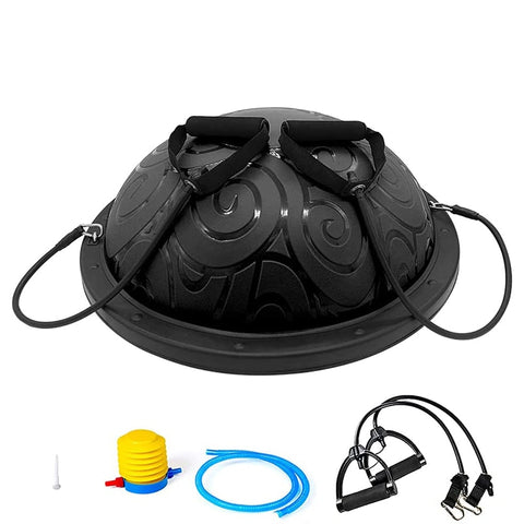 Bosu Ball; You put in hours of work hard to get in shape and maintain a healthy physique. As you progress in your fitness journey, you need the best gear to bring an extra edge to your workout. That’s why our Half Ball is here to provide upgraded home gym equipment for everyone from serious athletes to fitness enthusiasts - because you don’t have to be the fastest or the strongest to reap the benefits of a healthy lifestyle. You just have to be stronger than yesterday.
