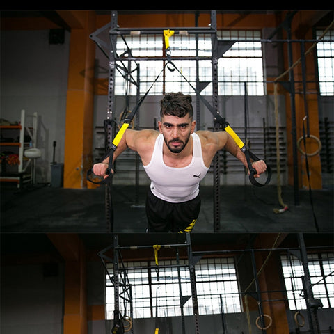 Take your bodyweight suspension workouts to the next level with our PRO3 Suspension Trainer featuring the non-scuff door anchor and extended belt. Our PRO3 Suspension Trainer lets you use your own body weight as a means of resistance for improving endurance and overall strength. Bodyweight exercises, such as those done with the Suspension Trainer, demanding more flexibility and balance than other exercises.