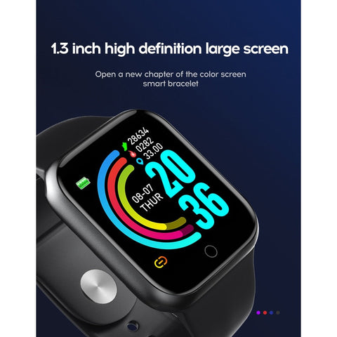 Do you have a fast paced lifestyle? Tired of always reaching for your phone for every notification? If you're always on the go or have wanted the convenience of checking notifications, tracking your steps, heart rate and so much more then our Fitness Tracker Smart Watch is for you. With the convenience of just looking at your wrist you can be informed about everything that is going on in your world in a fraction of the time it would take to dig out your phone from your pocket.