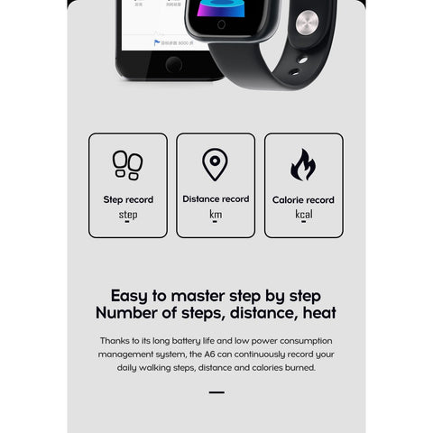 Do you have a fast paced lifestyle? Tired of always reaching for your phone for every notification? If you're always on the go or have wanted the convenience of checking notifications, tracking your steps, heart rate and so much more then our Fitness Tracker Smart Watch is for you. With the convenience of just looking at your wrist you can be informed about everything that is going on in your world in a fraction of the time it would take to dig out your phone from your pocket.