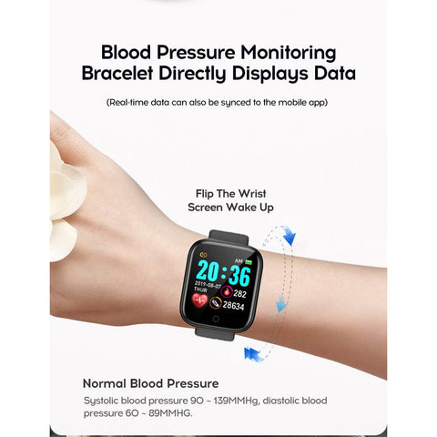 Do you have a fast paced lifestyle? Tired of always reaching for your phone for every notification? If you're always on the go or have wanted the convenience of checking notifications, tracking your steps, heart rate and so much more then our Fitness Tracker Smart Watch is for you. With the convenience of just looking at your wrist you can be informed about everything that is going on in your world in a fraction of the time it would take to dig out your phone from your pocket.