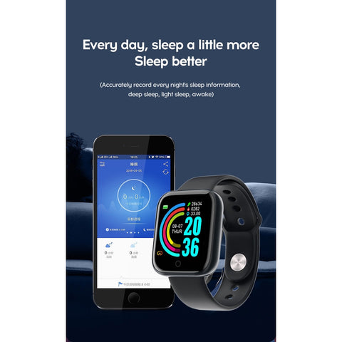 Do you have a fast paced lifestyle? Tired of always reaching for your phone for every notification? If you're always on the go or have wanted the convenience of checking notifications, tracking your steps, heart rate and so much more then our Fitness Tracker Smart Watch is for you. With the convenience of just looking at your wrist you can be informed about everything that is going on in your world in a fraction of the time it would take to dig out your phone from your pocket.
