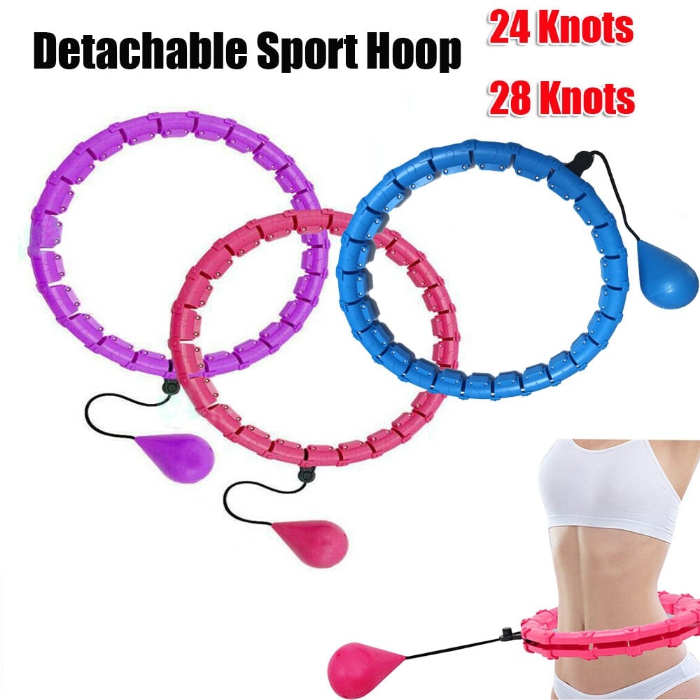 Have you tried to hula hoop the traditional way but it keeps falling down, and causing you frustration? Try our Weighted Hula Hoop that will never fall down and adjusts to any waistline. With our silent and smooth rotation design you can now burn calories and have fun doing it quietly and effectively.  Have fun burning calories with our Weighted Hula Hoop and order yours today!