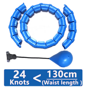 Have you tried to hula hoop the traditional way but it keeps falling down, and causing you frustration? Try our Weighted Hula Hoop that will never fall down and adjusts to any waistline. With our silent and smooth rotation design you can now burn calories and have fun doing it quietly and effectively.  Have fun burning calories with our Weighted Hula Hoop and order yours today!