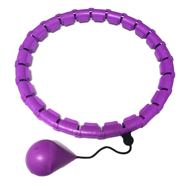 Have you tried to hula hoop the traditional way but it keeps falling down, and causing you frustration? Try our Weighted Hula Hoop that will never fall down and adjusts to any waistline. With our silent and smooth rotation design you can now burn calories and have fun doing it quietly and effectively.  Have fun burning calories with our Weighted Hula Hoop and order yours today!