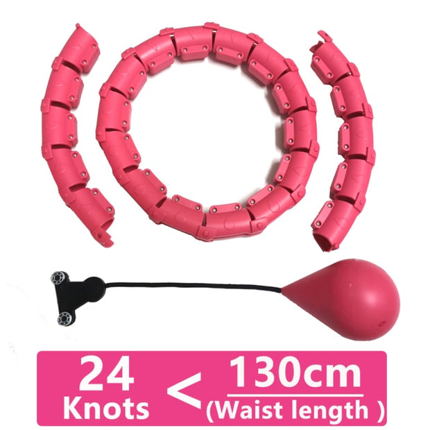 Have you tried to hula hoop the traditional way but it keeps falling down, and causing you frustration? Try our Weighted Hula Hoop that will never fall down and adjusts to any waistline. With our silent and smooth rotation design you can now burn calories and have fun doing it quietly and effectively.  Have fun burning calories with our Weighted Hula Hoop and order yours today!