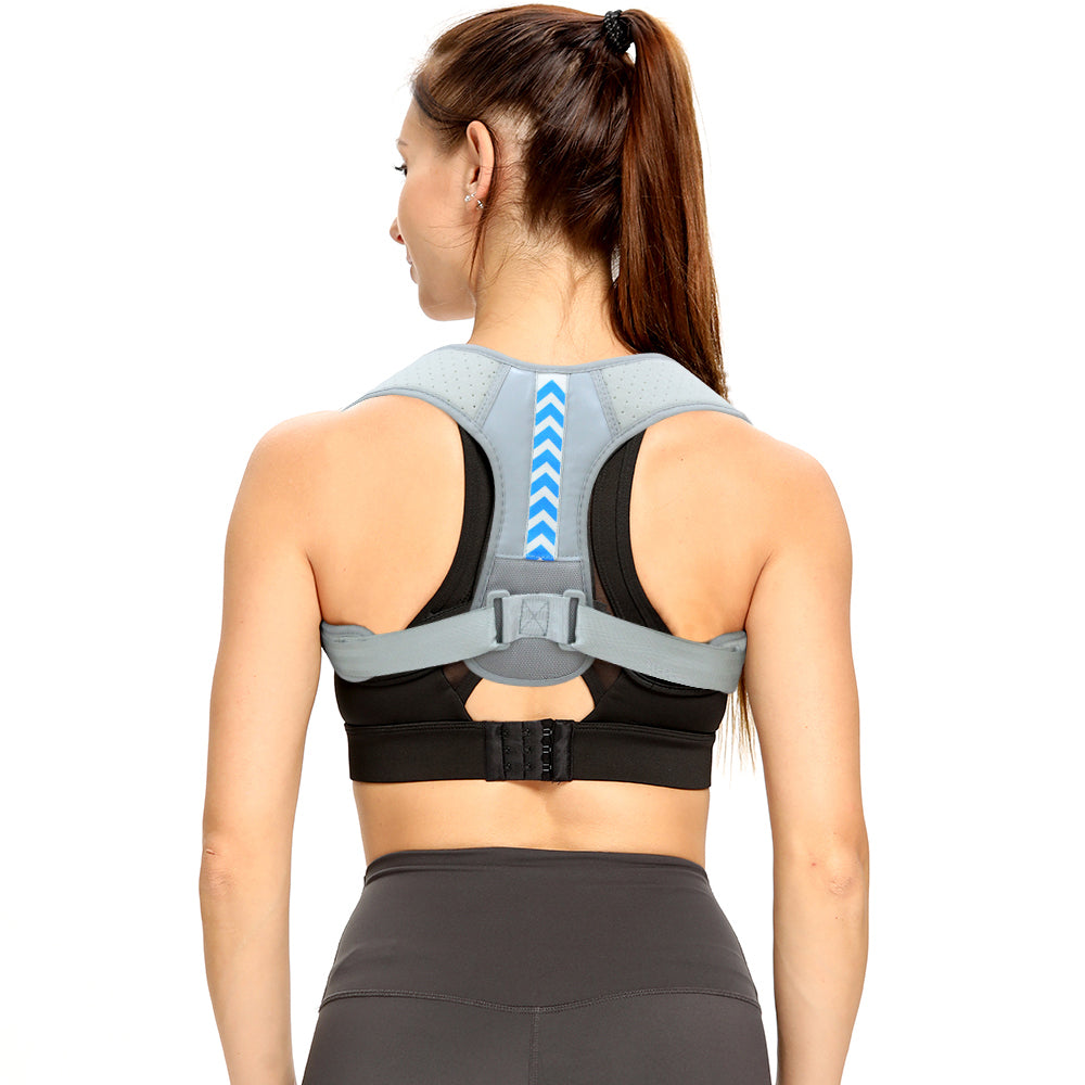 Are you tired of having pain in your neck, shoulders or back? Try our Posture Corrector it works by pulling back your shoulders and straightening your upper back, thus reducing your neck, shoulder, and back pain. It's suitable for men and women that is easy to use and fits almost all adult sizes. Our Posture Corrector can help reduce your tension and pain so you can get back to doing the things you love to do.