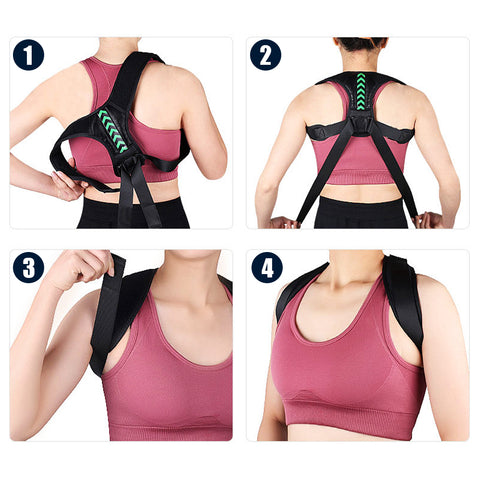 Are you tired of having pain in your neck, shoulders or back? Try our Posture Corrector it works by pulling back your shoulders and straightening your upper back, thus reducing your neck, shoulder, and back pain. It's suitable for men and women that is easy to use and fits almost all adult sizes. Our Posture Corrector can help reduce your tension and pain so you can get back to doing the things you love to do.