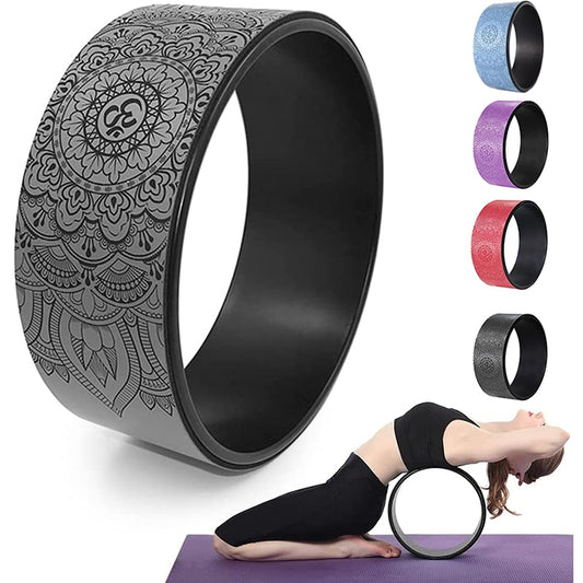 Chronic back pain and built-up tension can really be damaging in the long run. Well, now you can put an end to your back pain with the Rubber Yoga Wheel. Made with premium non-slip rubber, this Yoga Wheel allows you to release tension in your back with complete stability. The large size of this Yoga Wheel is great for giving you a full stretch you can’t get with traditional foam rollers. These yoga wheels even come in a nice decorative design that makes them look extra fancy too!