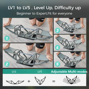 Get fit anywhere with our PowerBridge, it's lightweight and has a detachable design, you can take your full gym anywhere at anytime. Tired of sitting at home or the office the whole day? Do a balanced workout by simply standing on PowerBridge or perform some pushups. You will feel the difference in just a few days.   Do you want a full body workout from one piece of equipment? Try our PowerBridge and order yours today!