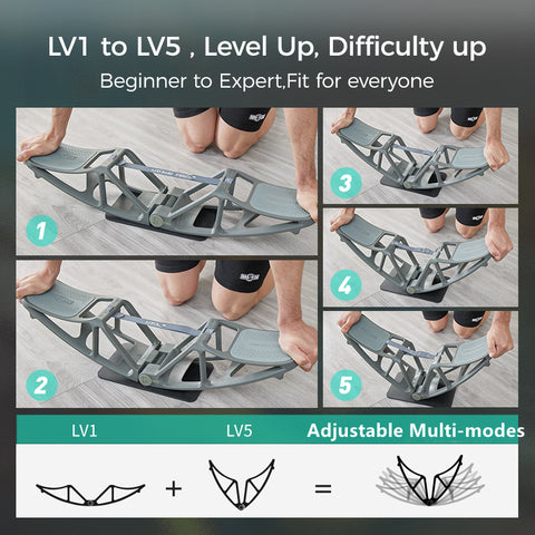 Get fit anywhere with our PowerBridge, it's lightweight and has a detachable design, you can take your full gym anywhere at anytime. Tired of sitting at home or the office the whole day? Do a balanced workout by simply standing on PowerBridge or perform some pushups. You will feel the difference in just a few days.   Do you want a full body workout from one piece of equipment? Try our PowerBridge and order yours today!