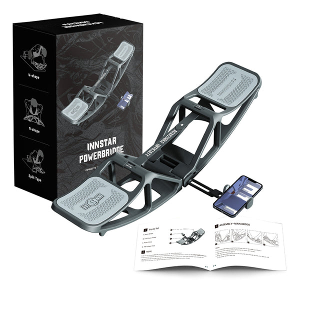 Get fit anywhere with our PowerBridge, it's lightweight and has a detachable design, you can take your full gym anywhere at anytime. Tired of sitting at home or the office the whole day? Do a balanced workout by simply standing on PowerBridge or perform some pushups. You will feel the difference in just a few days.   Do you want a full body workout from one piece of equipment? Try our PowerBridge and order yours today!